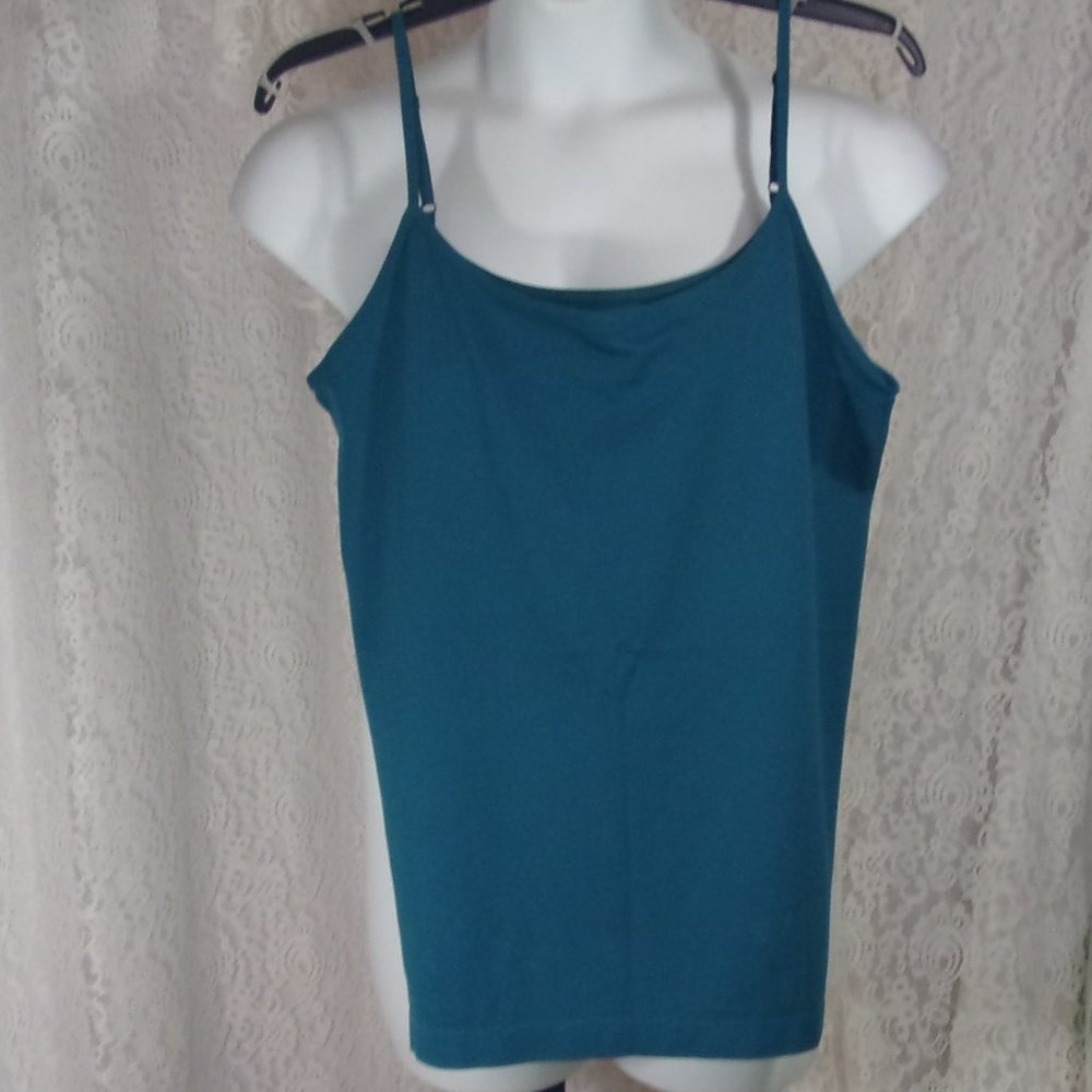 Cato Stretch Camisole Deep River Teal Blue Plus 18/20 NWT